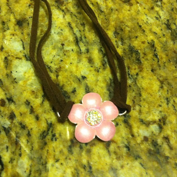 Pink Flower Necklace