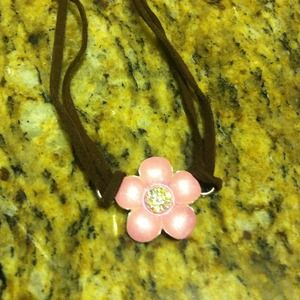 Pink Flower Necklace
