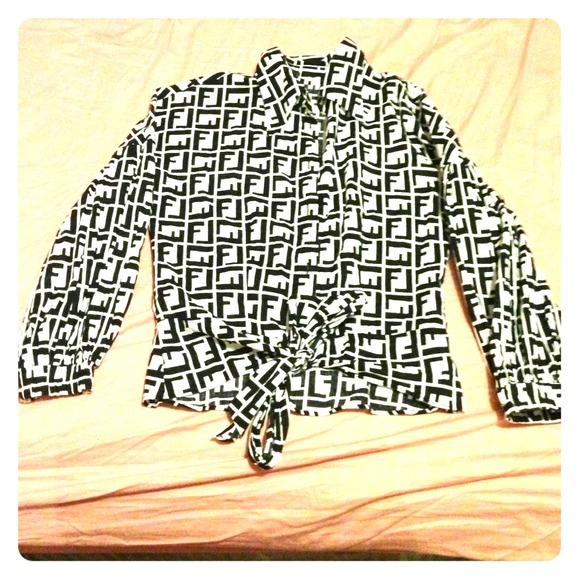 Unauthentic Fendi Logo Shirt