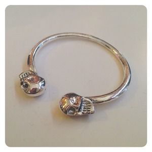 Jewelry - HALF OFF SALE | Silver Skull Bangle Jewelry - HALF OFF SALE | Silver Skull Bangle