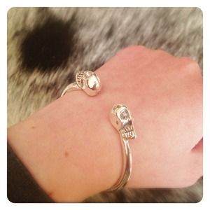 Jewelry - HALF OFF SALE | Silver Skull Bangle Jewelry - HALF OFF SALE | Silver Skull Bangle