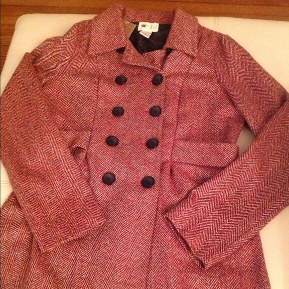 Tweed Pea Coat - NWT - Picture 1 of 1