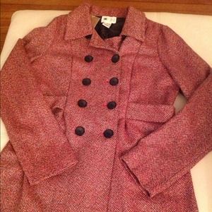 Tweed Pea Coat - NWT