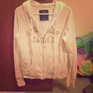 American eagle fleece zip up sweatshirt