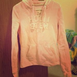 Brand new pink hollister fleece hoodie