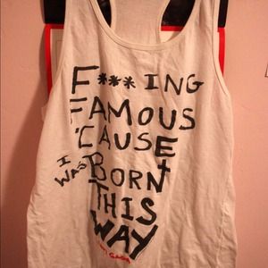 Born This Way Lady Gaga Tank