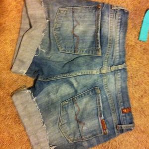 7 For All Mankind Cut-Off Shorts