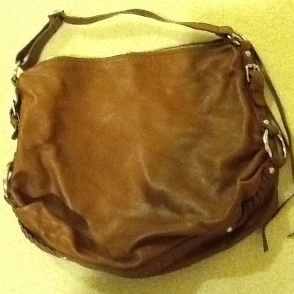 Banana Republic Handbags - Price Reduced-BR brown leather hobo bag