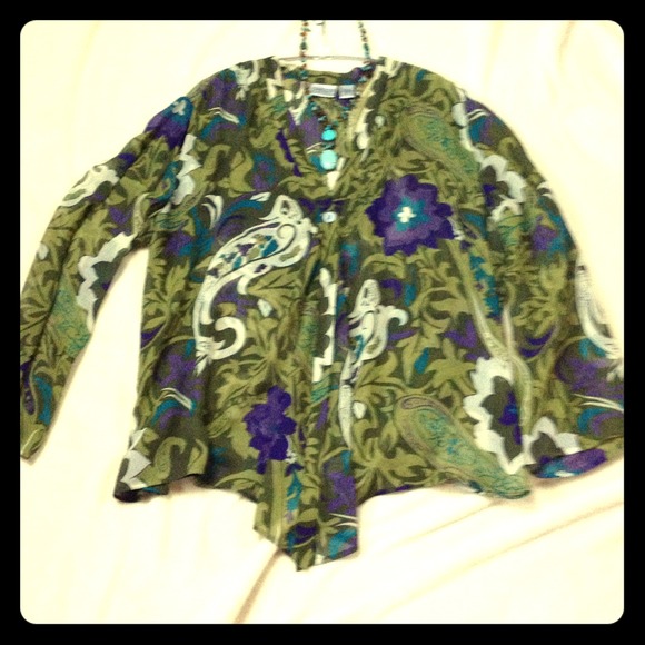 Silk chiffon Top Chico's