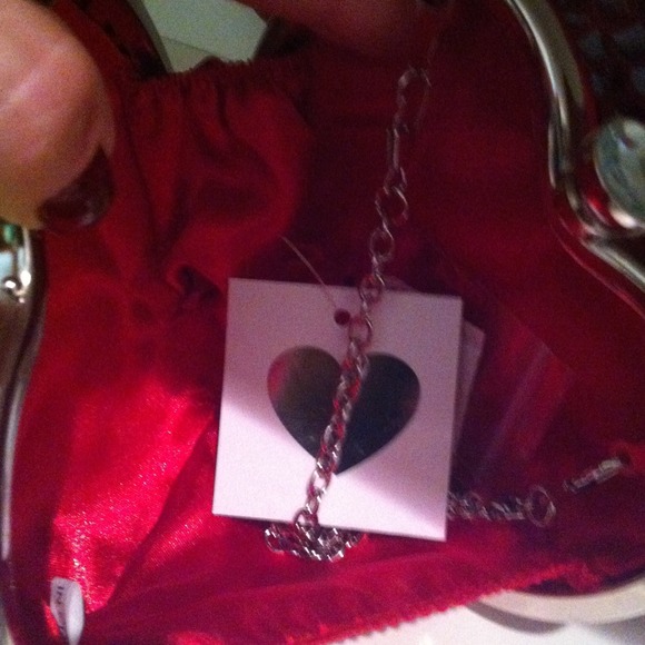 Red Heart Shaped Holiday Bag - Picture 2 of 2