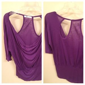 ***RESERVED @rachstapleton99*** Purple drape shirt