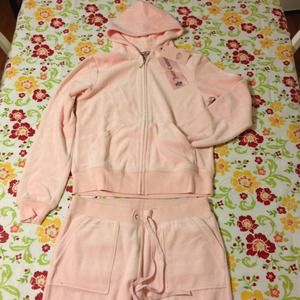 Juicy Couture Brand new Pink Hoodie n pants