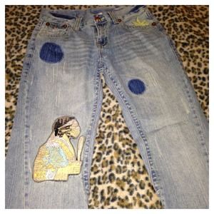 True Religion Denim - 🔽True Religion Society 32 x 33 Bob Marley JEANS True Religion Denim - 🔽True Religion Society 32 x 33 Bob Marley JEANS