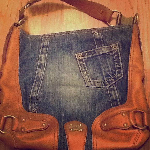 Authentic Michael Kors denim bag