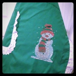 Fancy Chrisas half Aprons by Tahh Tahh Designs.