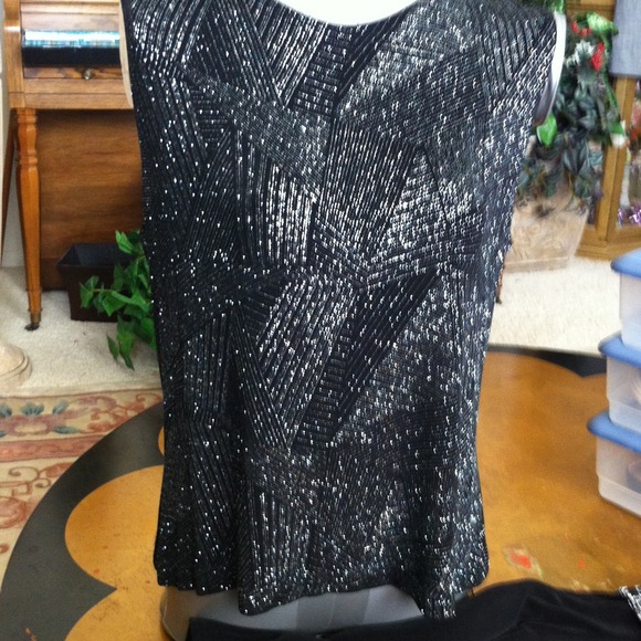 Sparkly blouse Stretch Reduced - Picture 1 of 2