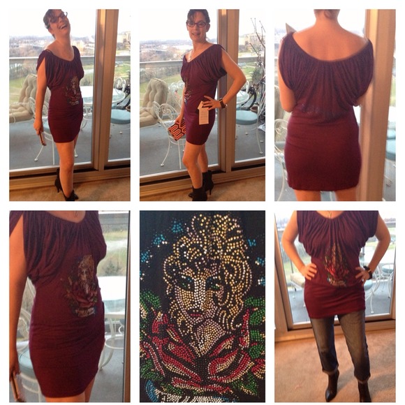 CLOSING SALE Ed Hardy Glam Dress/Tunic - Picture 2 of 4