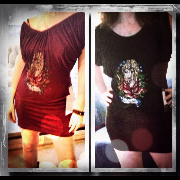 CLOSING SALE Ed Hardy Glam Dress/Tunic - Picture 1 of 4