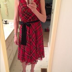 **REDUCED from $25 ** Plaid cocktail dress