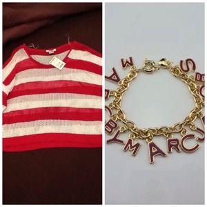 Bundle sweater and bracelet
