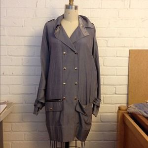 NEW Bebe periwinkle military jacket dress