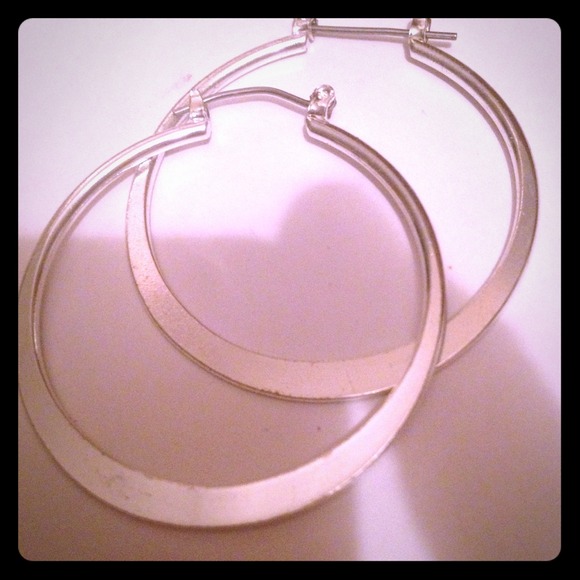 Silver earrings