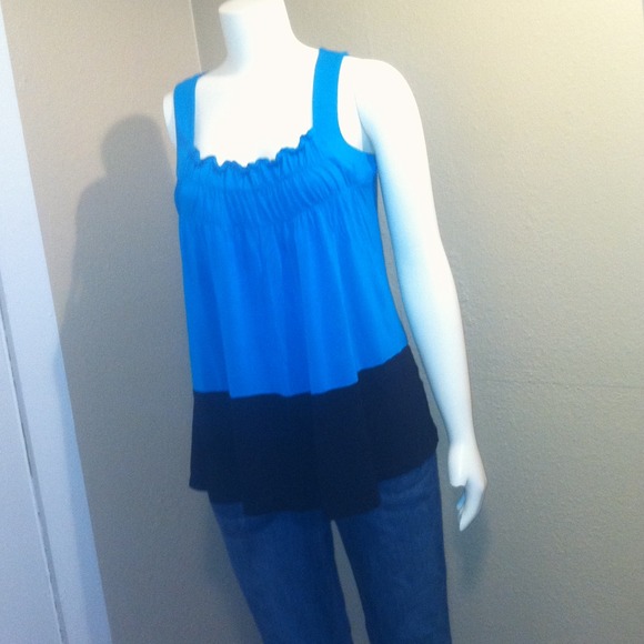 Tops - Teal & Black top