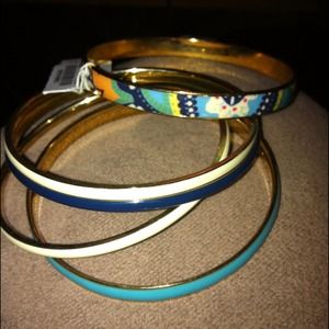 Jcrew enamel bracelets. NWT