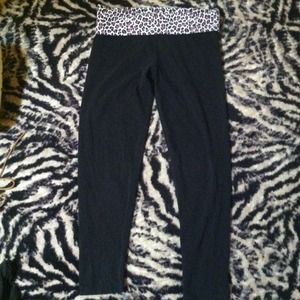 VS Pink fold over legging