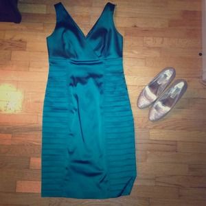 SOLD Stunning teal cocktail gown!!!