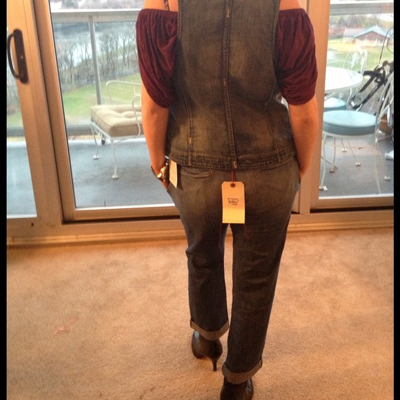 CLOSING SALE Current/Elliott Vest or Denim Suit - Picture 4 of 4