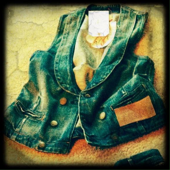 CLOSING SALE Current/Elliott Vest or Denim Suit - Picture 2 of 4