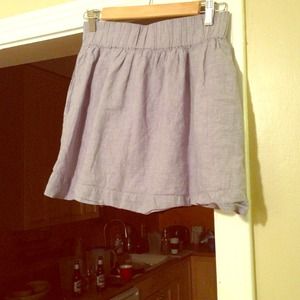 J crew skirt Cotten linen blend