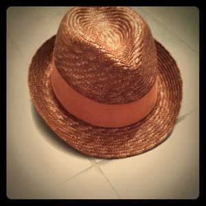 Banana Republic woven fedora hat