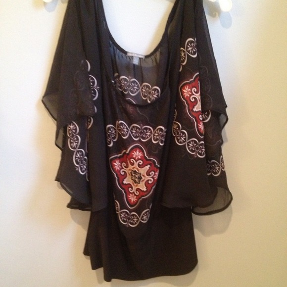 Beautiful sheer see through top