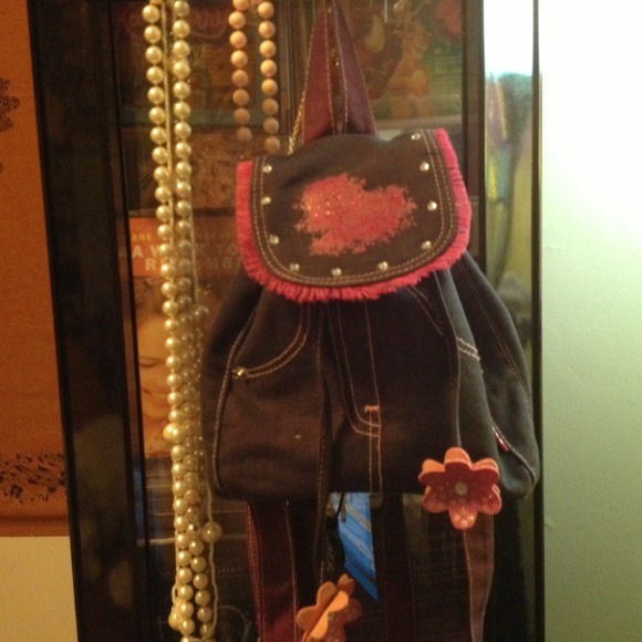 purple/pink mini backpack - Picture 1 of 4