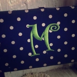 POLKA DOTTED M WALLET