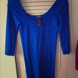 Bebe Blue bodycon dress