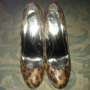 Faux Snake Skin Heel by French Connection