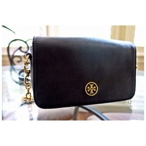 Tory Burch "Robinson-Mini" Saffiano crossbody bag!
