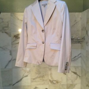 PRICE CUT from $20: dove gray pinstripe blazer