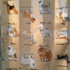 **REDUCED** AKC dog breeds scarf