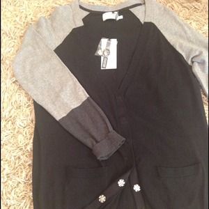 Michael Stars cotton boyfriend cardigan