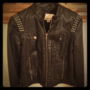 "leather" jacket by Xhilaration