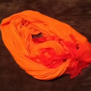 Orange scarf