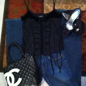 Bebe Corset black size small.