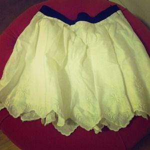 White skirt by Zara