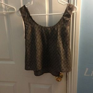 Cute top with back cut outs
