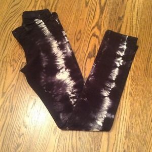 💋J BRAND tie die black jeans size 28