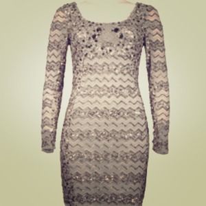 Adrianna Papell Sequin Dress